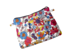 Mini pochette plissée tutti fleuri