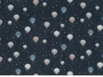 Tissu enduit  au mètre  voyage céleste