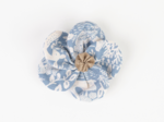 Petite Barrette Pétales de Fleur toile de biche