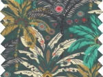 Tissu coton au mètre palmia emeraude