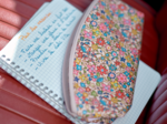 Trousse scolaire mille et une fleurs