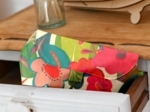 Etui à lunettes fleurs des iles
