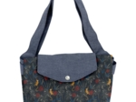 Grand sac cabas en tissu jungle party