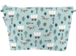 Trousse de toilette bleu western