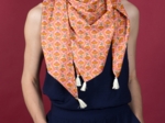 Foulard pompon shanti