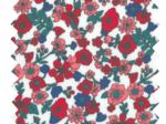 Coupon tissu enduit de 35cm  prairie fleurie