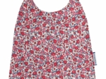 Serviette enfant élastique rouge corolle