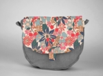 Rabat petite besace cerise en fleur