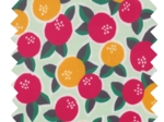 Tissu enduit  au mètre agrumes pop