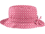Chapeau Pluie Ajustable Femme T3  fleurette blush