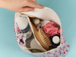 Trousse de toilette rose grenadine