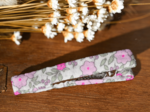 Barrette Croco Tissu serenade fluo