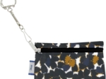 Pochette porte-clés  melting plum'