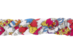 Barrette cheveux tressée tutti fleuri