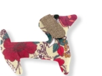 Barrette basset coquelicot