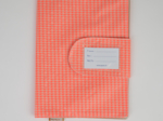 Protège carnet de santé vichy orange fluo