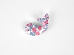 Barrette Baleine rose grenadine