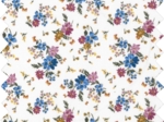 Coupon tissu 1 m fleur vintage ex1086