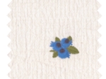 Tissu ex2652 Effet matelassé brodé myrtilles
