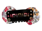 Barrette Noeud Anti-Glisse porcelaine rosée