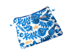 Mini pochette plissée passion bleue
