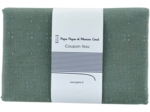 Coupon tissu 1 m gaze dentelle mint ex1040