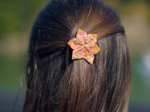Barrette fleur étoile shanti