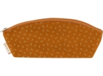 Trousse scolaire paille dorée caramel