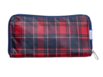 Portefeuille Charlie tartan rouge