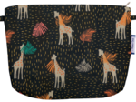 Pochette tissu palma girafe