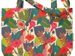 Sac tote bag pliable fleurs des iles