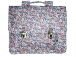 Cartable london fleuri