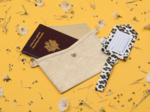 Etiquette bagage leopard