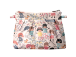 Mini pochette plissée petites filles pop