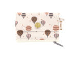 Mini pochette porte-monnaie montgolfiere