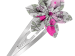 Barrette clic-clac fleur étoile serenade fluo