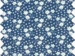 Coupon tissu 50 cm cosmo marine ex1007