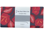 Coupon tissu 50 cm ex2577 calypso bordeaux
