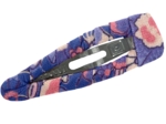 Barrette clic-clac tissu lavandula