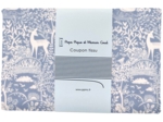 Coupon tissu 1 m toile de biche