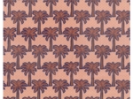 Coupon tissu enduit de 35cm  palmeraie