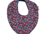 Bavoir bandana romance fleurie