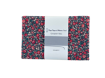 Coupon tissu 1 m camelias rubis