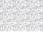 Coupon tissu 50 cm les chats ex1089