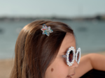Barrette clic-clac fleur étoile mille et une fleurs