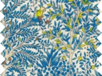 Tissu enduit  au mètre forêt bleue