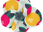 Petite Barrette Pétales de Fleur agrumes pop
