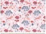 Tissu coton au mètre ex2257 chevauchée de licornes