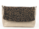 Rabat matelassé sac compagnon Léopard Moka