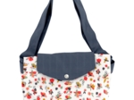 Grand sac cabas en tissu reveil printanier